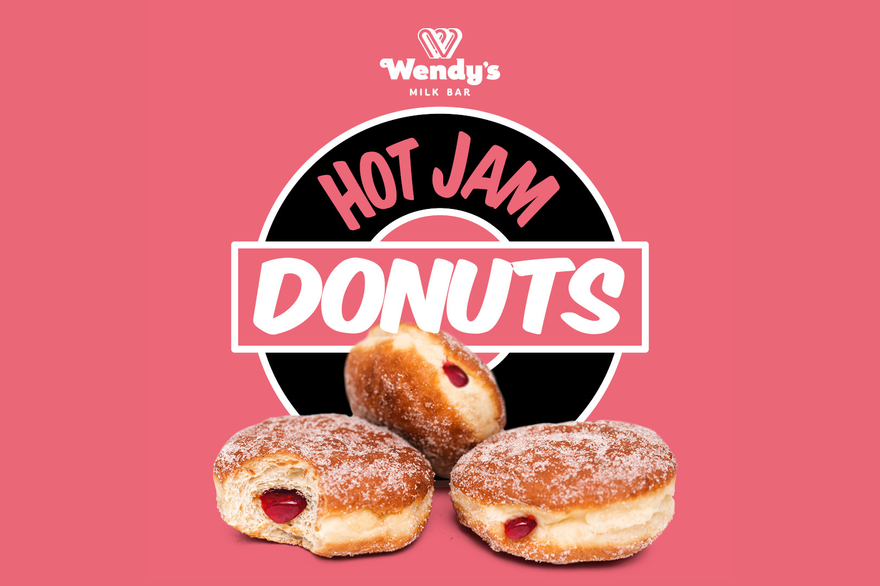 NEW HOT JAM DONUTS