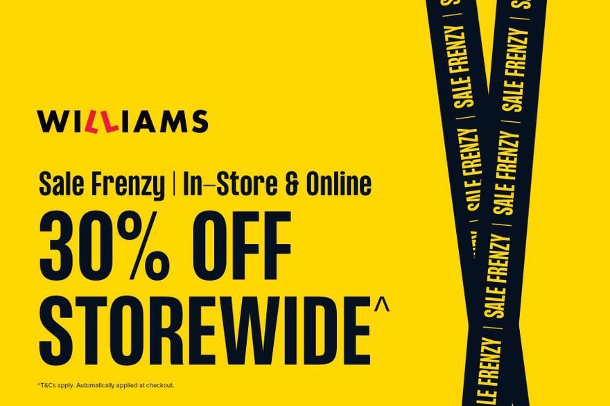 SALE FRENZY STARTS NOW